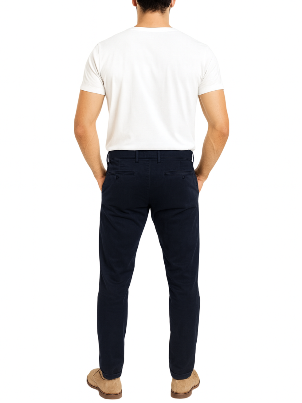 Le Braghe pantaloni chino uomo blu
