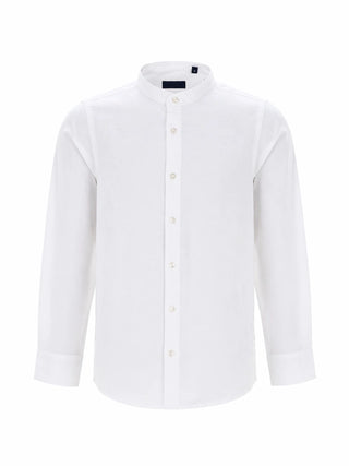 Emanuel Pris camicia alla coreana bambino bianco