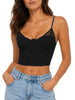 Haveone top donna bustier crop nero