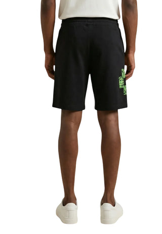 County of Milan bermuda uomo con stampa logo nero