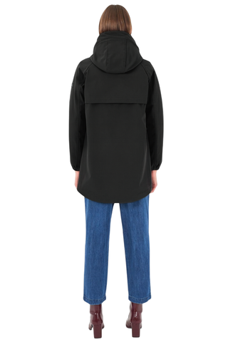 Yes Zee parka imbottito donna con cappuccio nero O069-NU00 0801 YES-ZEE 