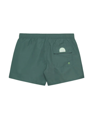 Sundek boxer mare uomo con logo verde salvia