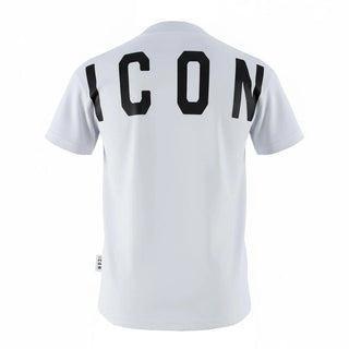 Icon T-shirt manica corta bambino con logo bianco