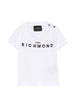 John Richmond T-shirt neonato manica corta bianco