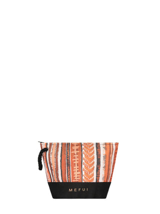 Me Fui pochette donna in fantasia arancio