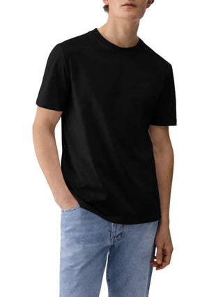Liu Jo T-shirt uomo manica corta in cotone nero