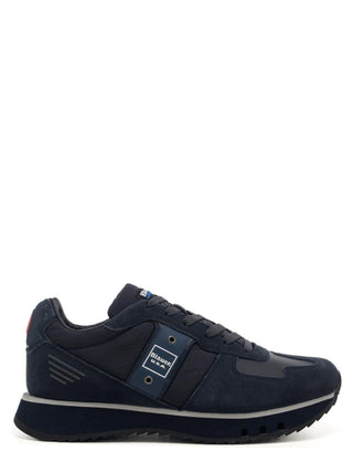 Blauer sneakers uomo Tokyo in suede blu F5TOKYO001-TAS NVY BLAUER 