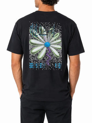 Vision of Super T-shirt uomo manica corta con stampa nero