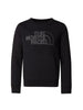 The North Face felpa unisex bambino con logo nero