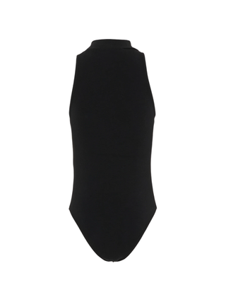 Diesel body smanicato bambina con logo nero