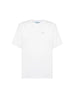 Blugirl T-shirt manica corta donna logo strass bianco