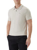 Calvin Klein polo in piquè uomo manica corta beige chiaro