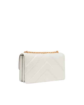 Pinko borsa Love One Classic tripla catena bianco
