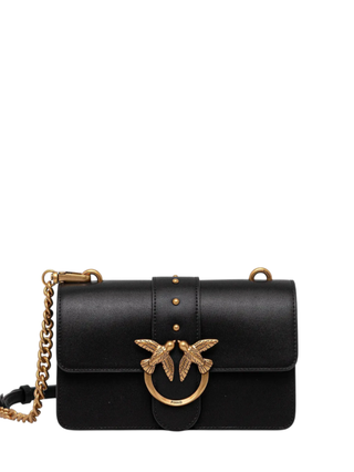 Pinko borsa a tracolla Love Bag One Mini nero oro 105856-A0F1 Z99Q PINKO 