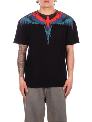 County of Milan T-shirt uomo maniche corte stampa iconica nero