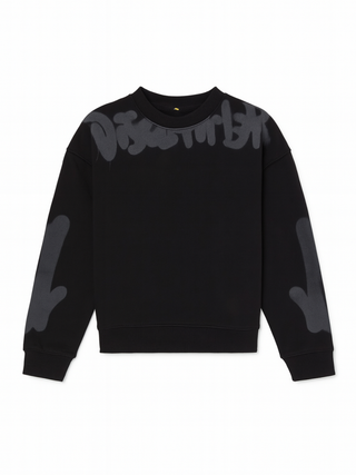 Disclaimer felpa bambino con logo nero 58654 NERO DISCLAIMER