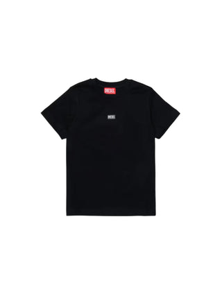 Diesel T-shirt unisex bambino manica corta nero
