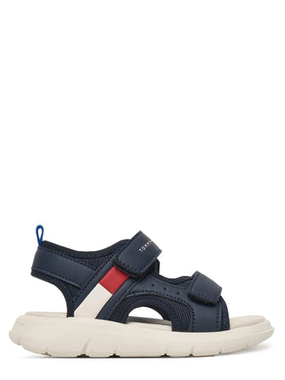 Tommy Hilfiger sandali bambino con strappi blu