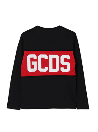 band logo longsleeves t-shirt B2JU2214JF1 BLACK GCDS