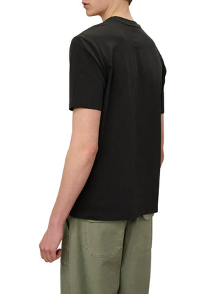 Blauer T-shirt manica corta uomo Faxon nero