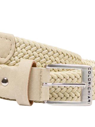 Colori Chiari cintura intrecciata bambino beige