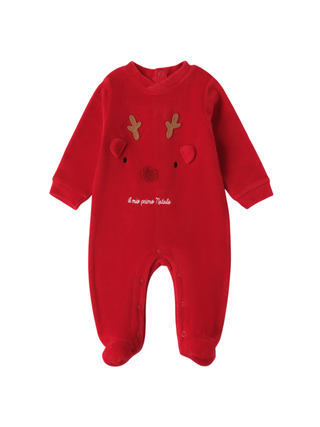 iDo tutina natalizia neonato rosso 4F032 2253 iDO 