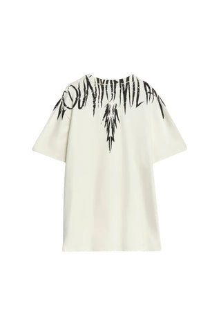 County of Milan T-shirt bambino con stampa iconica panna