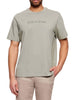 Calvin Klein T-shirt uomo manica corta con logo verde