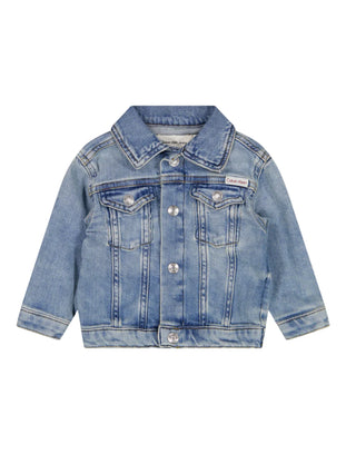 Calvin Klein Jeans giubbino neonato in denim lavaggio medio