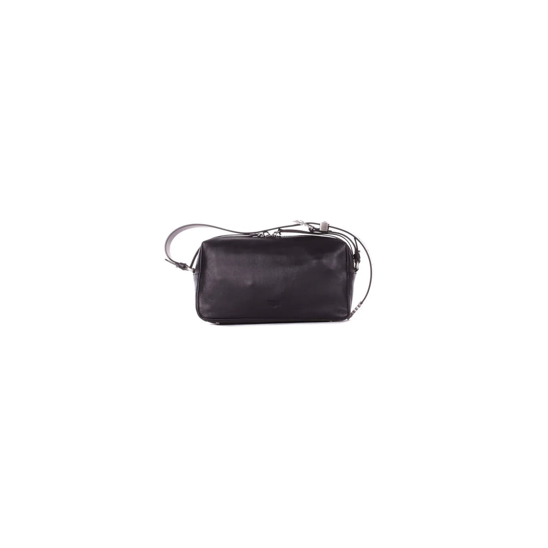 Pinko borsa a spalla Trittico in pelle martellata nero