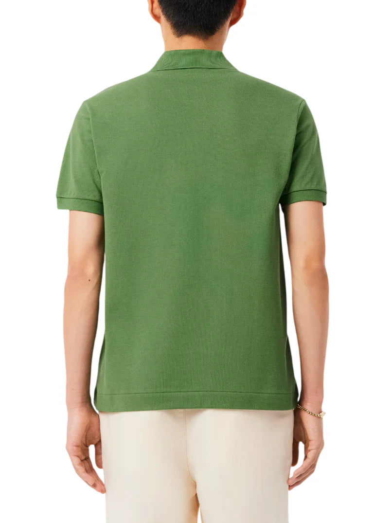 Lacoste polo manica corta 12.12 in piquè verde prato