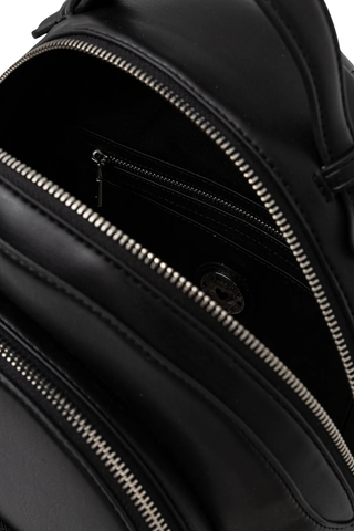 Love Moschino zaino in ecopelle con tasche nero