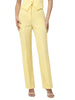 Silence pantaloni gamba slim donna giallo