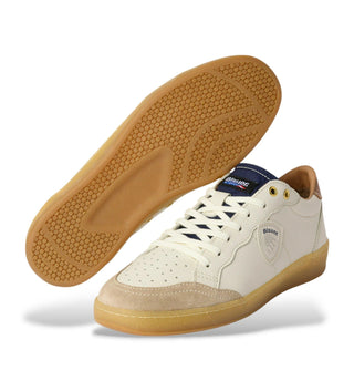 Blauer sneakers uomo Murray in pelle panna
