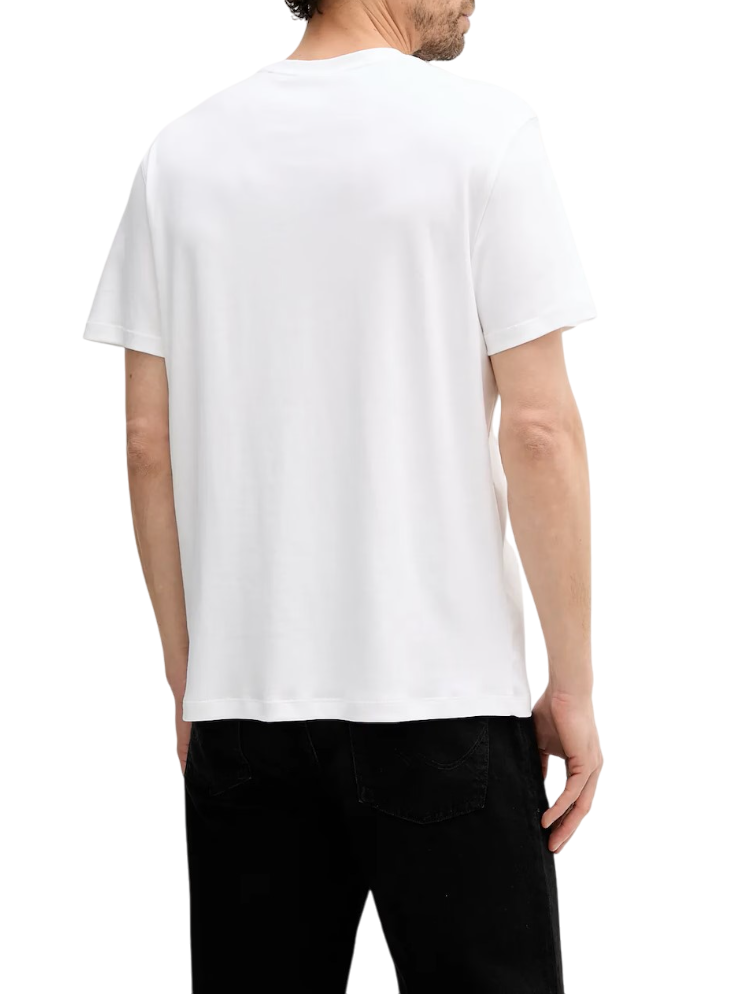 Calvin Klein T-shirt manica corta in cotone Pima bianco