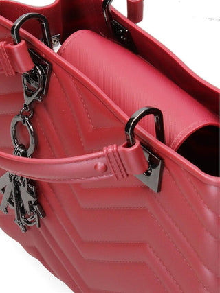 Marc Ellis borsa a mano Flat Krissy M Wave rosso argento FLAT KRISSY M WAVE 25 RUBINO-CDF MARC ELLIS