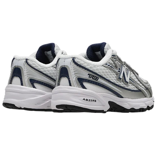 New Balance sneakers 740 unisex bambino bianco argento
