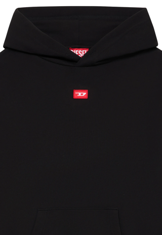 Diesel felpa bambino con cappuccio nero J02502-0GEAD K900 DIESEL