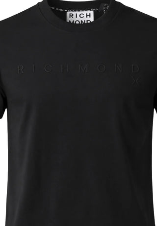 John Richmond T-shirt manica corta con logo nero