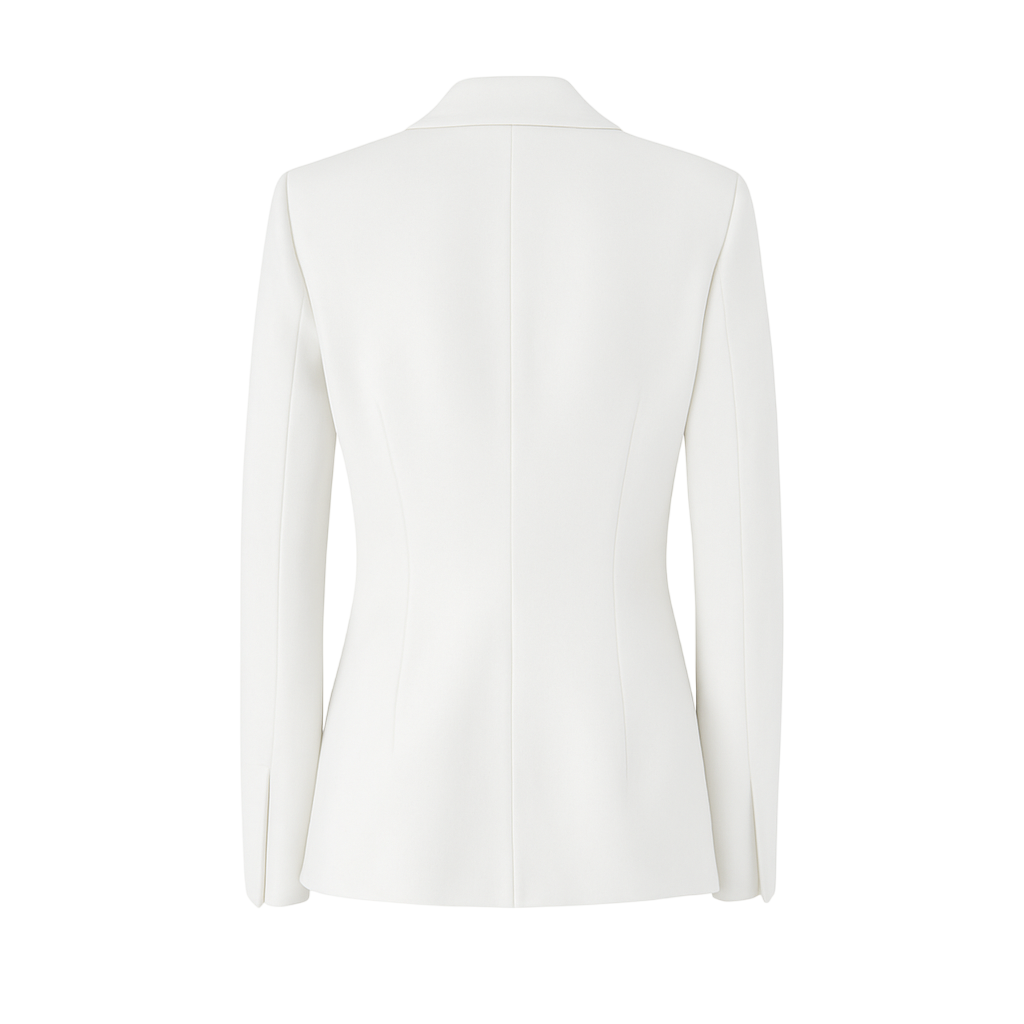 Pinko giacca blazer monopetto Granaglie panna