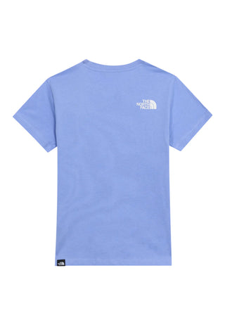 The North Face T-shirt bambino con logo lavanda