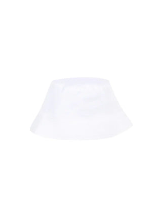Moschino cappello alla pescatora neonato con orsetto bianco
