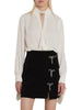 Relish blusa body Barber con fiocco gioiello bianco latte