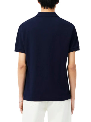 Lacoste polo manica corta 12.12 in piquè blu