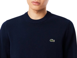 Lacoste maglia girocollo uomo blu AH1985 166 LACOSTE