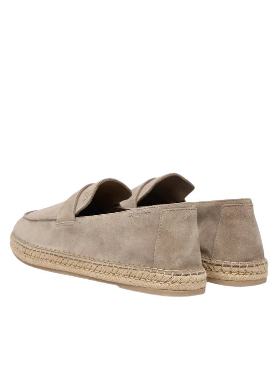 Calvin Klein espadrillas uomo in suede tortora