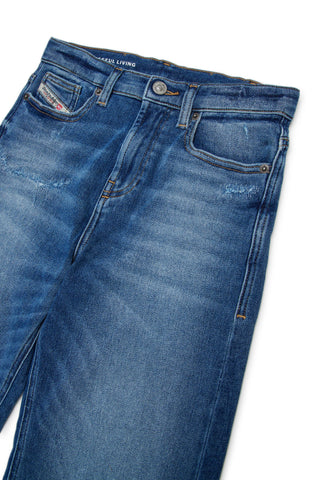 Diesel jeans bambina a palazzo D Argix lavaggio blu J02323-KXBQF K01 DIESEL