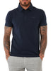 Yes Zee polo manica corta uomo in jersey blu
