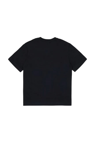 Diesel T-shirt bambino manica corta con logo nero