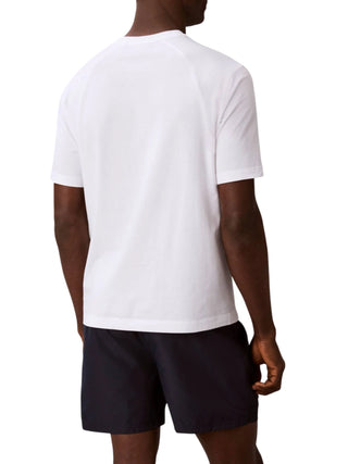 Calvin Klein T-shirt uomo manica corta con logo bianco